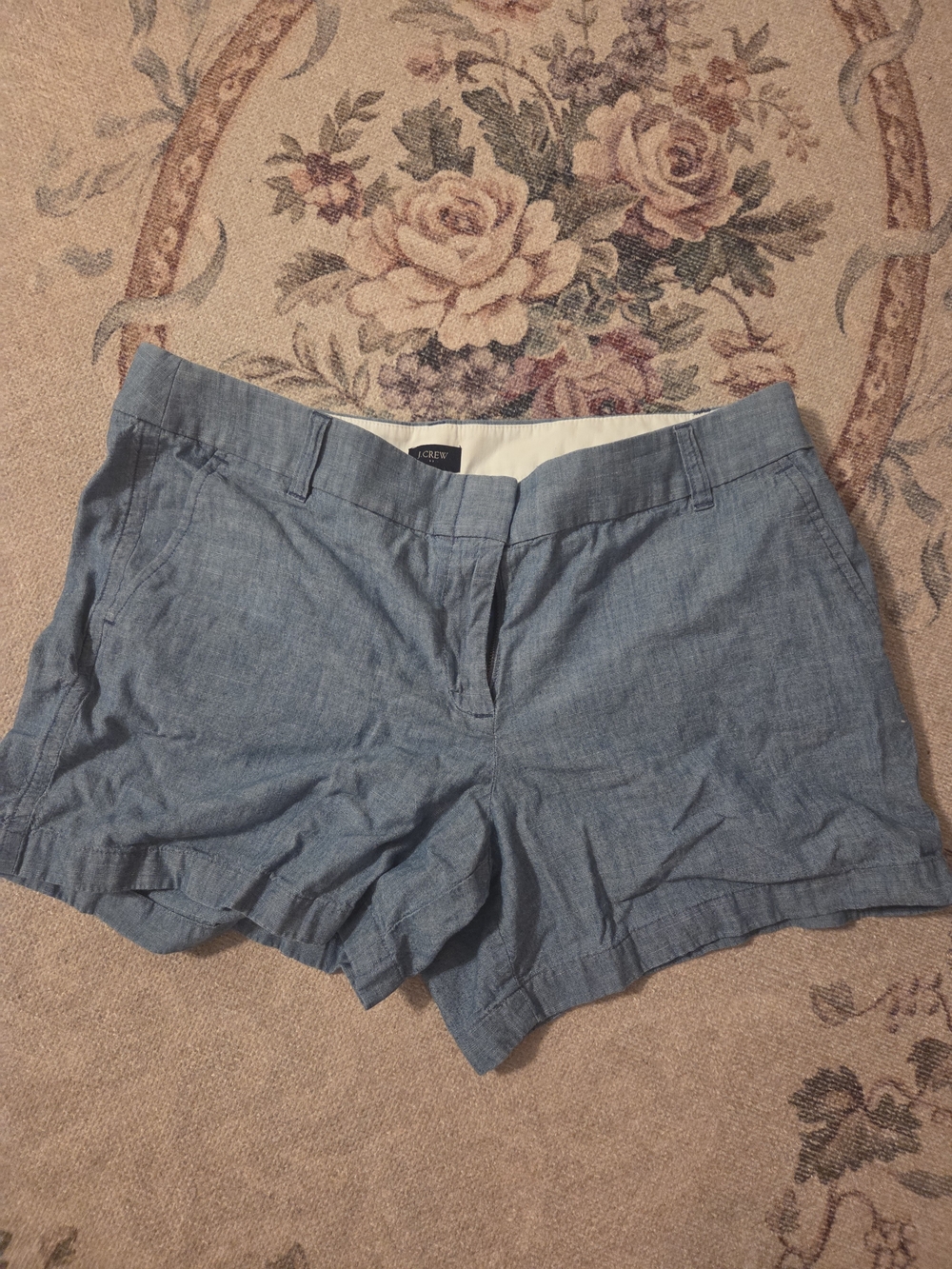 J. Crew Factory Light Blue Chambray Women’s Shorts